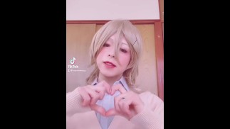 Futanari jk panchira leaked at a certain ti ◯ tok！？