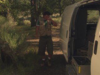 Couple fuck in the woods