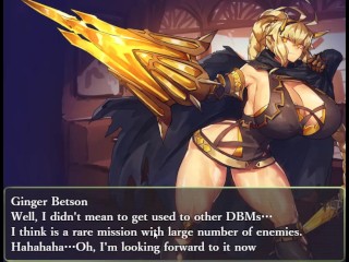 DBMR [jogo RPG Hentai] Peitões Naked Luta