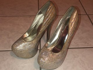 heels, amateur, cumshot, shoes