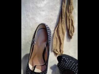 Shoes pantyhose set