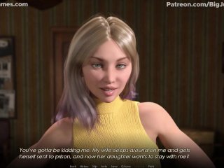 Depraved Awakening #2: Slutty widow gets titty-fucked by a detective (HD Gameplay)