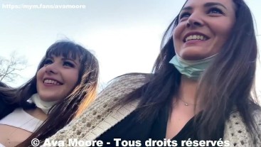 Ava Moore - On suce dans les toilettes d’un parc à Lyon avec Luna Rival - PORNO REALITE