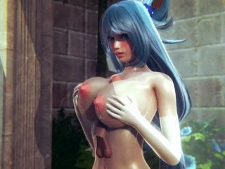 [KONOSUBA] Aqua is extra horny today (3D PORN 60 FPS)