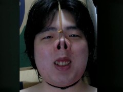 Nose hook masturbation7