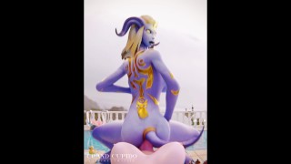Draenei Elf Futa Sex At World Of Warcraft's Epic Pool Party Grand Cupido