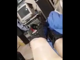 vertical video, feet, boot domination, amateur