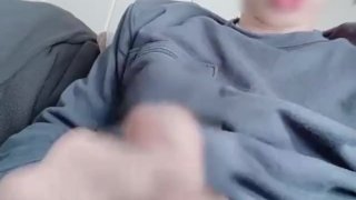 Japanese Boy Jerking Off His Dick