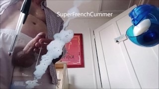 Overly Ecstatic Large Cumshot More Than 20 Squirts At Work