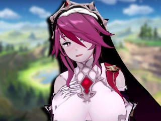 Genshin Impact - Rosaria 3D Hentai