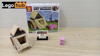 Vlog 19：乐高Minecraft猪及其可爱的小房子