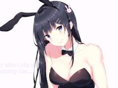 Video Helping Sakurajima Mai, my Bunny girl Senpai [Hentai JOI]