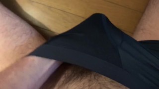 Perverted Japanese Man Masturbates In His Pants While Moaning Pathetically #1