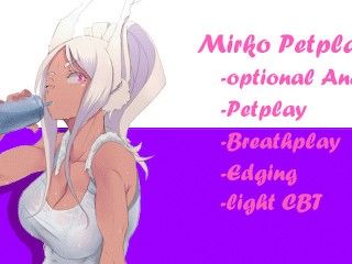Mirko Turns you into her Pet! | Hentai JOI, Edging (+optional Anal)