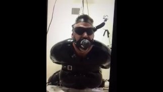 Бондажная кукла Трах Машина Фаллоимитатор Кляп