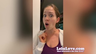 Amateur pornstar recaps SCARY nightmare scenario & behind scenes sexy naked fun & action - Lelu Love