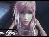 POV Fucking Lightning and cumming inside her - Final Fantasy 3D Hentai