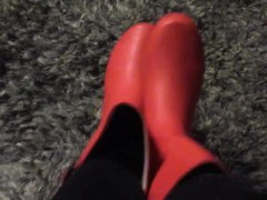 Squeaky Red Boots - Screenshot 10 of 16 - Boot Domination