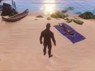 Wild Life Fortnite - Correre e Saltare Nudi Su Una Spiaggia per Nudisti [gameplay]