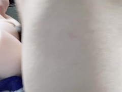 【個人撮影・素人男喘ぎ声あり】AVを見ながらオナホで喘ぎ、腰振り射精⑦　日本人　アジアン - Screenshot 10 of 16 - Cum