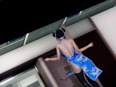 甜心选择2：中国风餐厅与旗袍蒂法激情性爱 - Screenshot 3 of 16 - Chubby