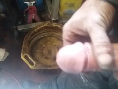 Masturbating at work
