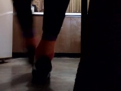 Squeaky Black Wedges 3