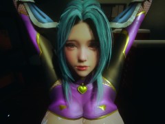 甜心选择2：体育馆与魔法忍者大胸部运动 - Screenshot 8 of 16 - Butt