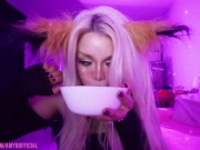 Preview 5 of ASMR 💜🌈 HOW TO DRINK LIKE AN HENTAI GIRL