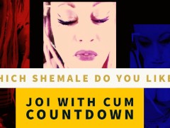 3 way Shemale JOI with Metronome and cum countdown for straight dudes