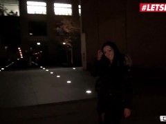 Video BumsBus - Mira Grey German Brunette Slut Fucks Stranger For Cash - LETSDOEIT