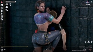 Honey Select 2:Sexe passionné avec Jill Vanlentin dans la cour sous la pluie