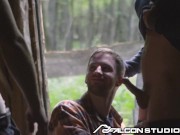 Preview 6 of FalconStudios - Steamy Worker Joins Gay Couple In Fuck Train