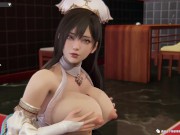 Preview 3 of Honey Select 2:Furious sex with beautiful nurse lady in the hotel lobby