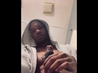 alone masturbating, bbc, cumshot, hoodie