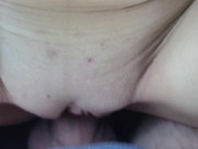 Preview 5 of POV Car Sex With Messy Cumshot