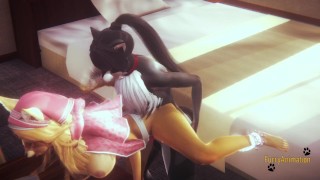 Furry Hentai Yiff - Cat usa dildos e fode uma raposa