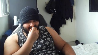Solo Male Eating Fruit And Talking About His Day S #6