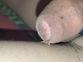 Precum Dripping out my Cock with Closeup