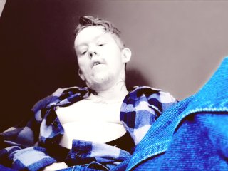 Solo FTM Nipple Play and Tit Spanking Squeezing