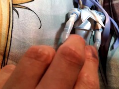 ジブリール美少女フィギュアにぶっかけ顔射【キモオタクの全裸オナニー】 - Screenshot 4 of 16 - Masturbation