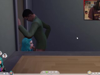 sex, video game, the sims 4, big boobs