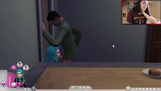 The Sims 4 게임 플레이 그녀는 섹스를 좋아합니다