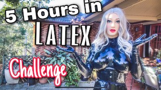 Sweating Hard After Staying in Latex for 5 Hours 
