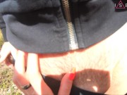 Preview 3 of ISEEME BAE RUNNING ALL NAKED IN A PUBLIC PARK AND FUCKS A STRANGER