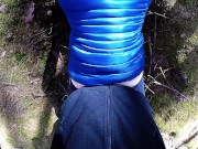 Preview 6 of SPRING WALK TURNED INTO RISKY SEX IN THE PARK - DOGGY FUCK, POV