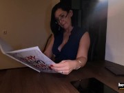 Preview 4 of real MILF step-Aunt teaches not only math