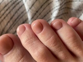 perfect feet, toe nails, foot fetish, 60fps