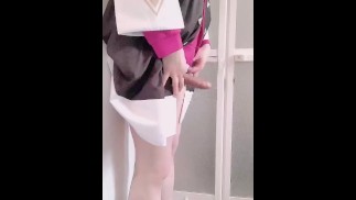 女装 メスイキ アナニー 男の娘 ディルド アンジュ・カトリーナ、錬金術でペニスを生やす