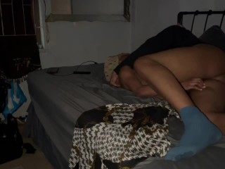 SEXY SLIM CUMS AND SQUIRTS ON BBC AND GIVES SLOPPY BLOWJOB WITH_CUM IN HER MOUTH